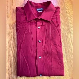 Van Heusen Men's Rich Red Dress Shirt